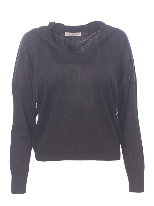 Collo a v lurex con cappuccio LA FILERIA | 5728823008099